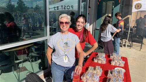 staff leaders gather at barbecue