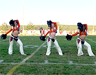 Denver Broncos cheerleaders at EHS home opener