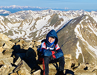  MJ Martinez on Mt. Elbert