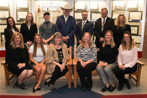 Elizabeth Education Foundation and district reps at the STARS banquet