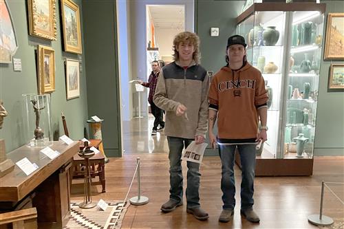 EHS students at the Kirkland Museum in Denver