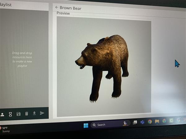 VR Headset from Teacher Laptop